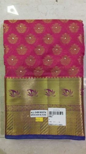 Pink Silk Saree