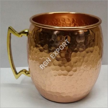 Hammered Moscow Mule Copper Mug Size: Medium