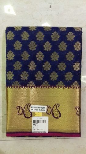 Blue Traditional Silk Saree