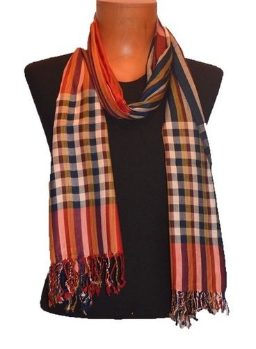 Viscose check Stole