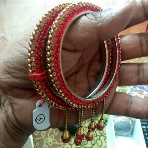5 Line Kundan Spring Latkan