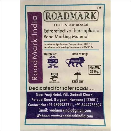 Cream Thermoplastic Road Marking Paint