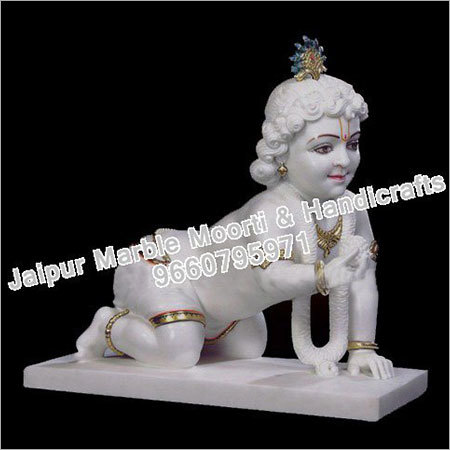 Marble Krishna Moorti Statue