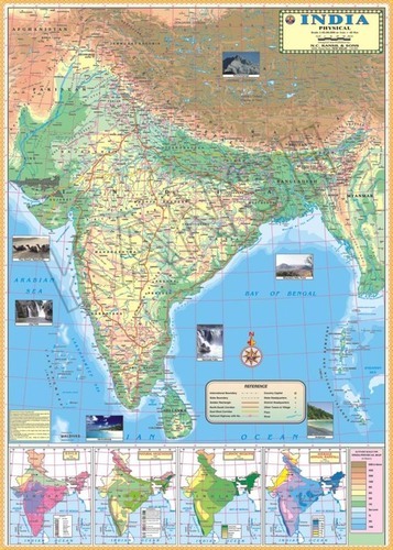 India Physical Map