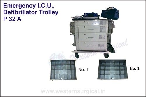 Emergency I.C.U., Defibrillator Trolley