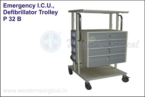 Emergency I.C.U., Defibrillator Trolley