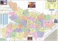 Bihar Political Cum Physical Map
