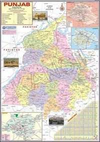 Punjab political Map
