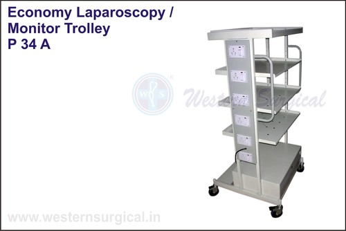 Economy Laparoscopy/Monitor Trolley