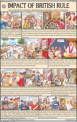 Impact of British Rule Chart