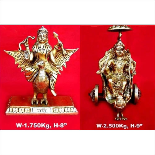 Brass Shani Dev Statue