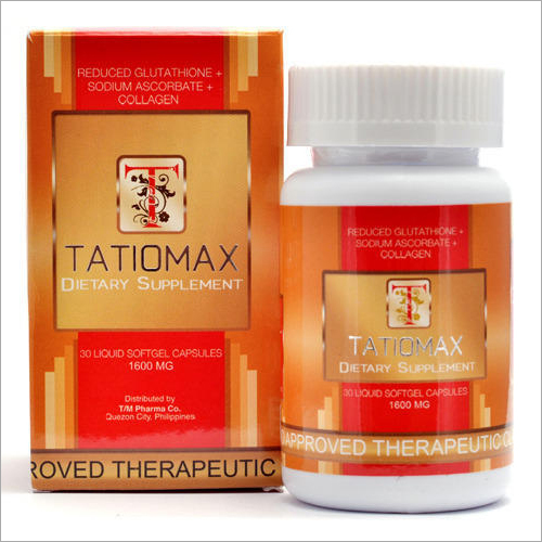 Tatiomax Plus 1600 Mg Skin Whitening Softgels Capsule