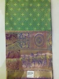 Green Bangalore Silk Saree