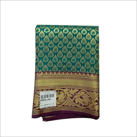 Green Bangalore Silk Saree
