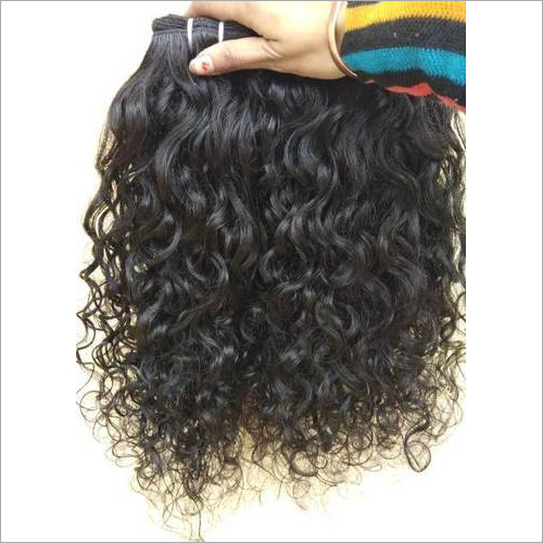 Natural Indian Curly Human Hair, Cuticle Aligned Hair