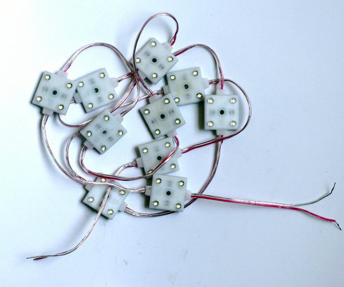 4LEDs 30*30MM square injection LED module