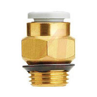 KQ2H06-U02A - Nylon Polyurethane Tubes, Gold, 145 Psi | Easy Insertion, Quick Disconnect, Engineered Grip