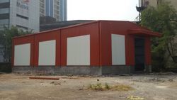 Industrial Colored Steel Sheds