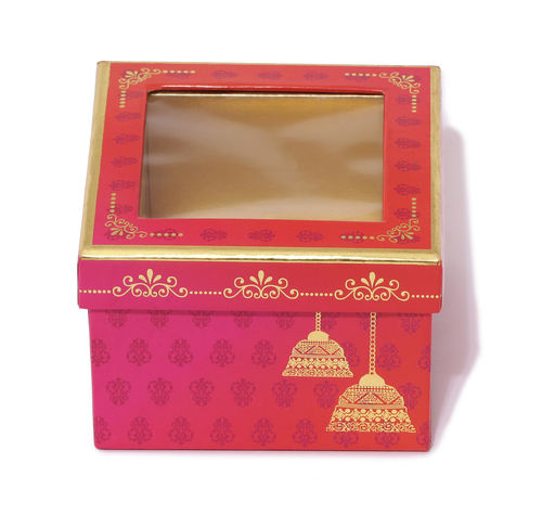 Pink Spl. Ladoo Box 1 Pc