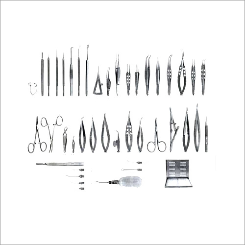 Cataract Surgery Instruments Set By MEDICAL EQUIPMENT INDIA