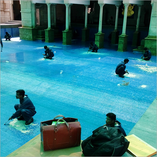 Breaking Of Tiles
