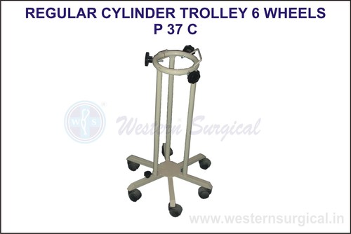 Regular Cylinder Trolley 6 Wheels