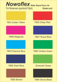 Nonwoven Water Based Flexo Ink - Medium Size, All Color Options | Excellent Adhesion, Superior Gloss, Fine Color Brightness