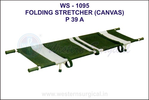 Folding Stretcher (Canvas By WESTERN SURGICAL