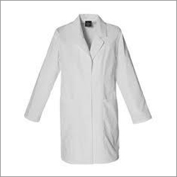 Uniform Coat - 65% Polyester 35% Cotton 40 Inch White | Button-Down Closure Durable Fabric Stain Resistant Breathable Two Patch Pockets