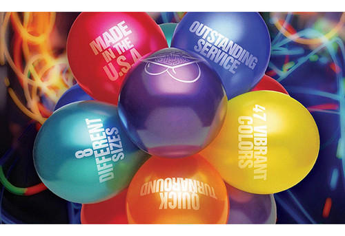 Rubber Printed Balloons