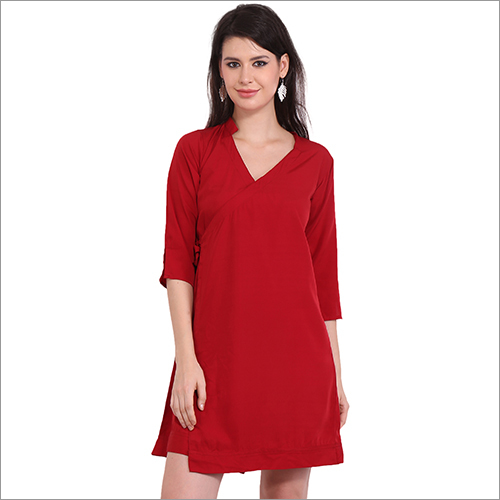 Poly Crepe kimono Top