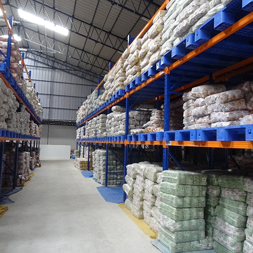 Heavy Duty Pallet Rack Systems - Mild Steel, 500-4000 Kgs UDL Load Per Level | Easy Installation, Ruggedness, High Strength, Space Optimization