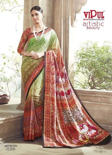 Soft Silk Printed Saree