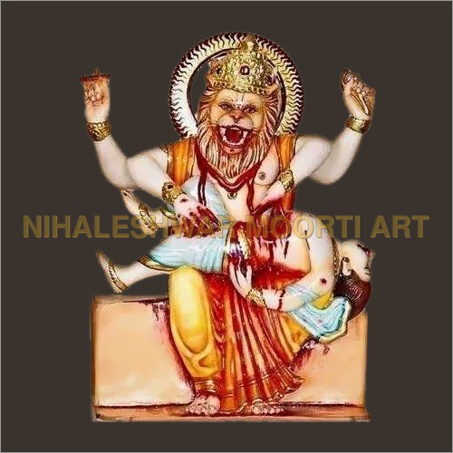 Marble Narsingh Statue