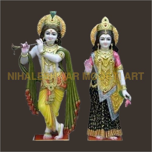Radha Krishna Marble Sculpture