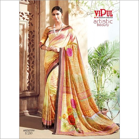 Soft Silk Printed Saree