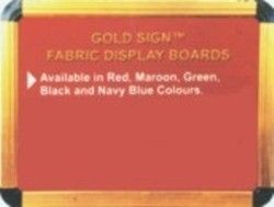 Goldsign Velvet Display Board