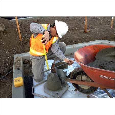 Concrete Testing - Steel Variable Dimensions Orange | Strength Testing Quality Control On-Site Testing Accurate Assessment