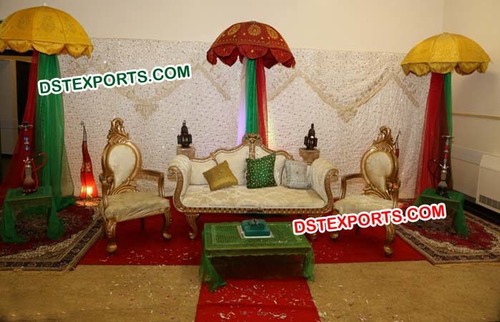 Wedding Leaf Chairs Furniture Set