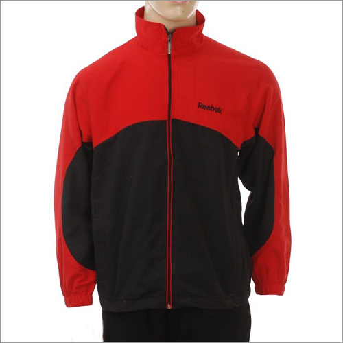 reebok tracksuit black red