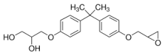 Bisphenol A (2,3-dihydroxypropyl) glycidyl ether