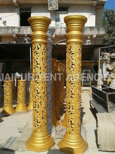 Fiber Mandap Pillars