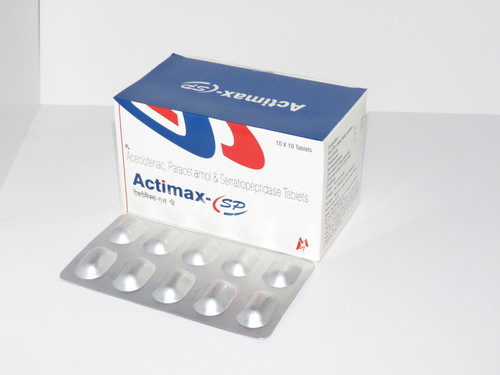 Aceclofenac Paracetamol Serratiopeptidase Tablet