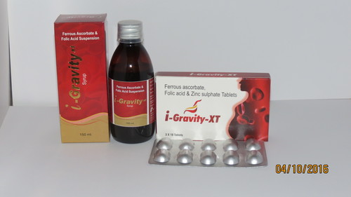 Ferrous Ascorbate, Folic Acid & Zinc Sulphate Tab
