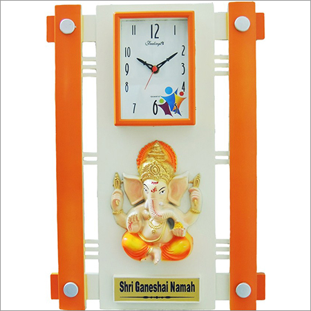 Orange Wall Clocks Gender: Unisex