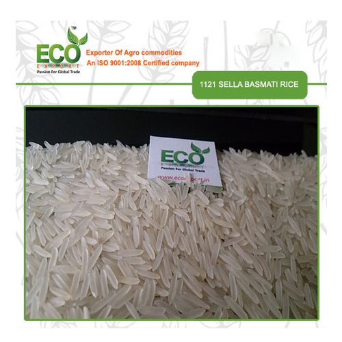 1121 Sella Basmati Rice - 8.3mm Long Grain Naturally Sweet Flavor 0.5% Broken | 92% Purity Jute Bag Packing 13% Moisture Max