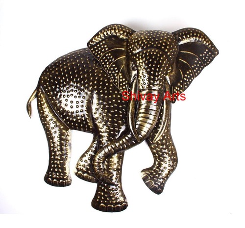 Metal Iron Beautiful Elephant Wall Hanging Wall Decor