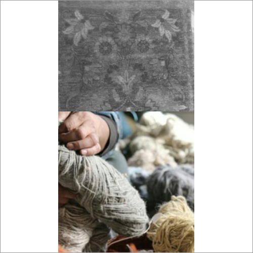 Design - Wool, Variable Dimensions, Gray | Unique Floral Patterns, Customizable, Handcrafted Elegance for Interior Home Decoration