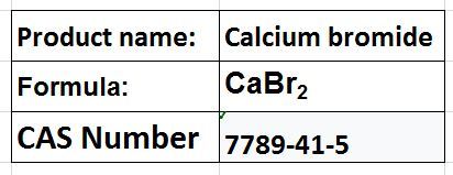 Calcium Bromide - White Powder, CaBr2 Hexahydrate | Water Soluble, High Solubility, Drilling Fluids