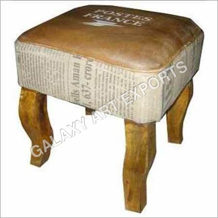 Leather Ottoman